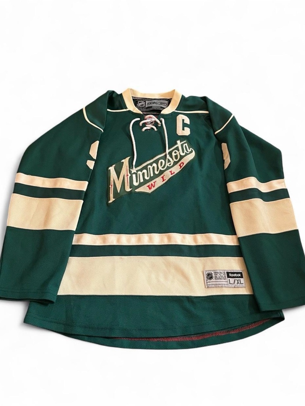 Reebok CCM Minnesota Wild Koivu 9 NHL Hockey Jersey Youth L/XL Green